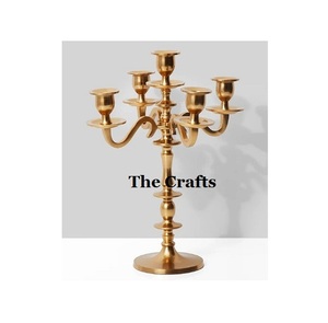 Candelabro de centro de mesa de diseño maravilloso en candelabros de Color plateado de aluminio para uso decorativo de fiesta de eventos - Product Image 3