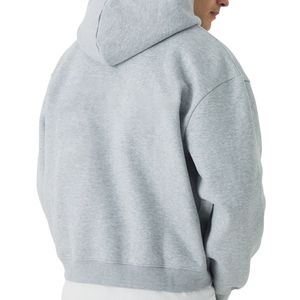 Sweat à capuche zippé pour hommes en polaire de qualité supérieure ODM sweats zippés à impression personnalisée sweats à capuche zippés en coton polaire à impression personnalisée - Product Image 6