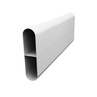 Système de distribution d'air sous plancher en PVC ABS, conduit plat pour la ventilation d'air frais