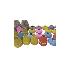 Lampe traditionnelle en rotin de bambou tissé à la main parfaite pour les mariages, les festivals et les fêtes en plein air décoration cadeau vaisselle - Product Image 1