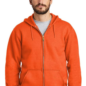 Nouvel Arrivage – Sweat à Capuche Polaire Basique pour Homme, Style Zippé OEM, Logo Personnalisé, Coupe Classique, Streetwear Hiver, Fabricants B2B 100% - Product Image 3