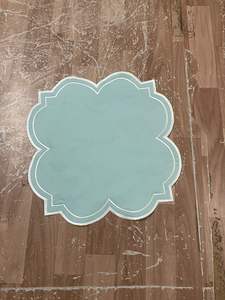 Serviettes en tissu festonnées en lin 100% de haute qualité Techniques faites à la main de conception unique haut de gamme pour les restaurants, coutume de haute qualité - Product Image 2