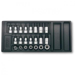 Usag 22-Piece Socket Bits Assortment Diverse <b>Tool</b> for Home Improvement and Repair Projects - Product Image 1