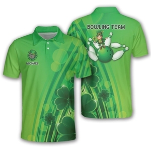 New style best quality <b>bowling</b> jerseys for men with smooth quick-dry fabric and customizable team names numbers and logos - Product Image 1