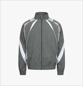 เสื้อแจ็คเก็ตกันลมผ้าไนลอนแบบมีซิปสำหรับผู้ชายเสื้อกันลมสำหรับฝึกวิ่งออกกำลังกายแบบกำหนดเอง - Product Image 6