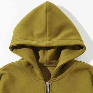 2025 fabricación profesional hecha nuevo estilo hombres cremallera sudaderas con capucha hechas a medida de alta calidad hombres Zip up sudaderas con capucha - Product Image 4