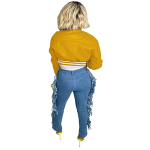 เสื้อแจ็กเก็ตสตรีเสื้อกีฬาผ้าโพลีเอสเตอร์ระบายอากาศได้ดีและยั่งยืน - Product Image 5