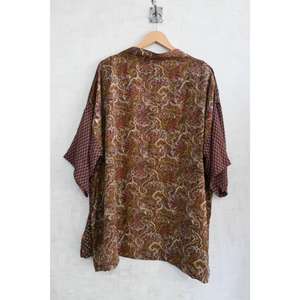 ชุดคลุมกิโมโนผ้าไหมปะติดปะต่อ ไซส์ใหญ่ ความยาวระดับเข่า ระบายอากาศได้ดี หรูหรา เซ็กซี่ สำหรับผู้หญิง - Product Image 4