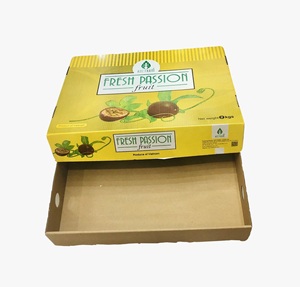 OEM 25*25*5cm cartón corrugado plegable rectángulo maracuyá cajas de papel rígido materiales reciclados para uso agrícola papel - Product Image 2