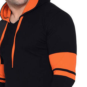 Sudaderas con Capucha de Manga Larga Transpirables 100% Poliéster para Impresión por Sublimación con Logotipo Personalizado, Sudadera Lisa Teñida - Product Image 5