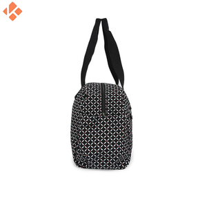 Bolsa de lona de cuero PU suave impermeable de moda de lujo estilo informal de fin de semana para gimnasio viajes al aire libre y cierre de cremallera deportiva - Product Image 2