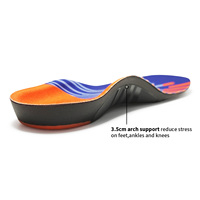 Sur la pronation corrective bons pieds haut soutien de la voûte plantaire insert de chaussure de travail pour pieds plats
