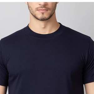 Everyday Wear Men's Organic Cotton Knitted T-Shirt with Soft Breathable Eco-Friendly <b>Fabric</b> Oversized Fit at Wholesale Price - Product Image 4