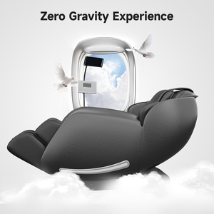 Massage Chair Full Body Unique Space Walk Ankle Stretch <b>Zero</b> <b>Gravity</b> Shiatsu Massage Chair <b>Recliner</b> with Electric Calf Rest - Product Image 3
