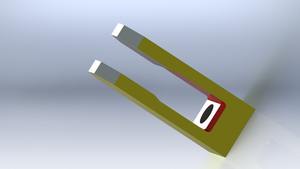 Fourche à étrier en acier au carbone Yogi Engineering Modèle Clevis 01 - Product Image 2