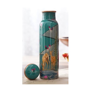 Antique Design Copper <b>Bottle</b> Superior Quality <b>Metal</b> Copper <b>Bottle</b> for Home Kitchenware <b>Water</b> <b>Bottle</b> At Reasonable Price - Product Image 5