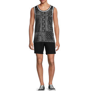 Ropa deportiva personalizable para hombre, camiseta sin mangas de gimnasio, informal y transpirable, decoración estampada para correr, superventas, ropa deportiva de etiqueta privada - Product Image 3