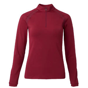 Color personalizado recién llegado caballo base capas camisas Top caballo montar capa Base mujeres manga larga equipo de equitación - Product Image 2