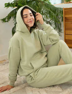 Ensemble de survêtement décontracté à capuche unisexe, sur mesure, 100% coton, respirant, antibactérien, meilleur prix du Pakistan - Product Image 3