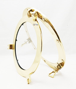 Nautique En Laiton Hublot Miroir Maritime Mur Décor Vintage Navire Style Rond Miroir Nautique Maison Décoration Murale - Product Image 4