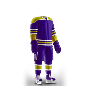 Último diseño de alta calidad recién llegado uniforme de hockey sobre hielo poliéster hecho uniforme de hockey sobre hielo - Product Image 1