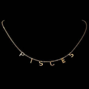 Pisces Zodiac Necklace for Gift Occasions - Product Image 1