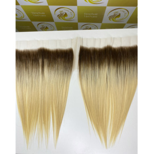 ผมต่อผมสีขาวเรียบเนียนแบบยาวเป็นลอนแบบตรงยาวสองชั้น - Product Image 6