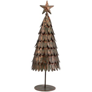 Decoraciones de metal Adornos para árboles de Navidad Árbol de metal de pie de Navidad Suministros de decoración de Navidad - Product Image 3