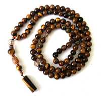 Tasbih Resin tahan lama 33 Tasbih Islami rosario untuk pria Muslim, hadiah Lebaran Islam sempurna