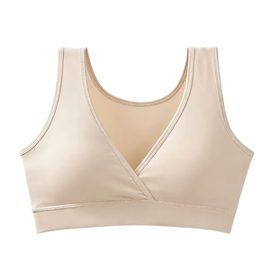 ชุดชั้นในให้นมบุตรแบบพกพา 2723 ผลิตจากผ้าฝ้ายธรรมชาติ บราสำหรับหญิงตั้งครรภ์แบบไร้โครง บราสำหรับให้นมบุตรแบบเสื้อกล้าม บราสำหรับนอน<span class=keywords><strong>หลับ</strong></span>สำหรับ<span class=keywords><strong>คุณ</strong></span><span class=keywords><strong>แม่</strong></span> - Product Image 3