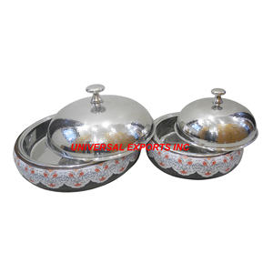 Olla de madera de nácar con tapa acabada en oro, vajilla de forma redonda, cazuela, calentador de alimentos decorativo de calidad superior - Product Image 5