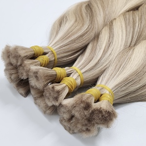 100% Virgin Vietnamese Baby Bulk Human Hair | Natural Straight Wave Texture | Tangle Free | 8 Inches | Machine Double Weft | - Product Image 3