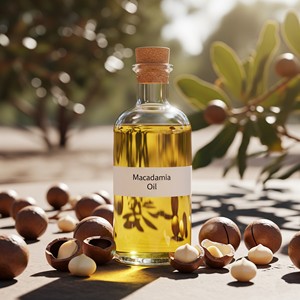 Huile de macadamia de marque privée pour massage cosmétique de la peau, des cheveux et du corps, pressée à froid, fabricant OEM ODM, fournisseur en gros en vrac - Product Image 3