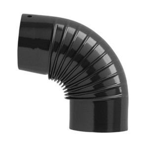 Gomito per Stufa 90 Diametro 13 Marrone - Product Image 2