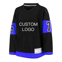 2024 réversible 100% Polyester maillot de Hockey sur glace sur mesure nouveau Design vêtements de sport hiver uniforme équipe nom impression OEM Service