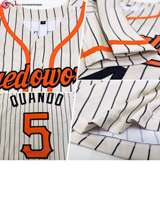 Maillot de baseball à col rond entièrement boutonné, 100 % polyester respirant, design et logo personnalisables, fabriqué au Pakistan, vêtements de sport - Product Image 6