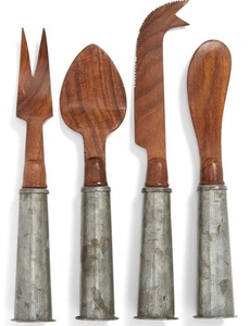 Ensemble de fromage de qualité supérieure manche en résine de marbre en acier inoxydable avec outil de fromage de mariage vaisselle vaisselle outil de coupe de fromage - Product Image 2