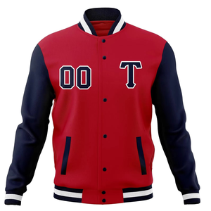 Wholesale Customized Chenille Embroidery Men's Varsity Jacket with <b>Stand</b> Collar Winter Vintage Style OEM Service - Product Image 6