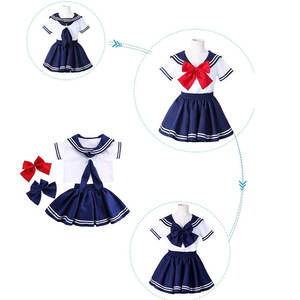 Best Comfortable Breathable Unisex Two Piece Set Uniform / Summer Wear Primary School Kids Uniforms 100% Polyester High <b>Street</b> - Product Image 6