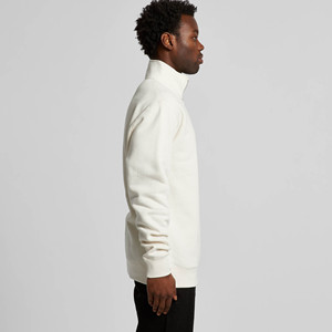 LOGO personnalisé OEM vente en gros, col ras du cou, demi-fermeture éclair, pull vierge pour hommes, Logo imprimé personnalisé, sweat-shirt en coton - Product Image 4