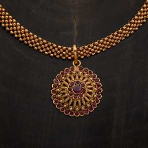 Antique Gold Plated Zinc Alloy Vintage <b>Wedding</b> <b>Accessory</b> Geometric Flower Number Patterns Ruby Diamond Christian Link 177842 - Product Image 3