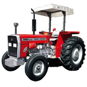 Grosir produsen Mini 4WD traktor BX23S warna merah dengan Front End Loader dan traktor bekas Backhoe