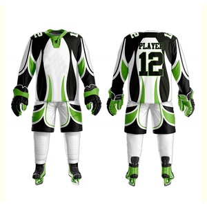 Uniforme de Hockey sobre Hielo Más Reciente en Oferta, 100% Poliéster, Logotipo Personalizado, Ropa Deportiva Informal, Uniformes de Hockey sobre Hielo - Product Image 3