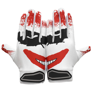 Gants de receveur de football américain antidérapants de haute qualité, tendance, en cuir synthétique respirant, avec poignées rapides – Vente en gros - Product Image 1