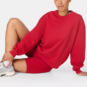 Sweat-shirts à capuche unisexes surdimensionnés en polyester/coton 330g, logo personnalisé, MOQ inférieur, pas cher, uni, taille plus, impression DIY - Product Image 4