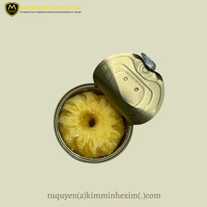 Rodaja de piña enlatada de Vietnam dulce en jarabe ligero calidad de exportación - Product Image 3