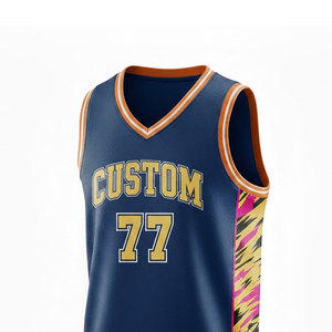 Maillot de basketball professionnel personnalisé pour homme, sans manches, anti-humidité, uniforme d'équipe personnalisé pour la compétition - Product Image 6