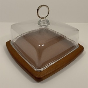 Premium Cake Dome With Clear Glass Cover And Solid Wood Base Artisan Handmade Offering Decorative Accent For Elegant <b>Dessert</b> - Product Image 5