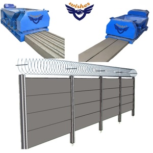 Machine de moulage de dalles de clôture en béton préfabriqué - Équipement semi-automatique réglable en épaisseur et largeur pour panneaux de clôture durables - Chine - Product Image 3