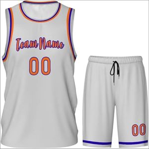 Envío rápido personalizado hombres Reversible baloncesto Jersey sublimado impreso calentamientos impreso uniforme de baloncesto - Product Image 2